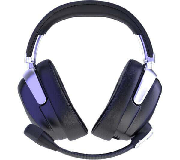 ACEZONE A-RISE 2.0 active noise-cancelling headset in black for gaming with microphone and adjustable design.
