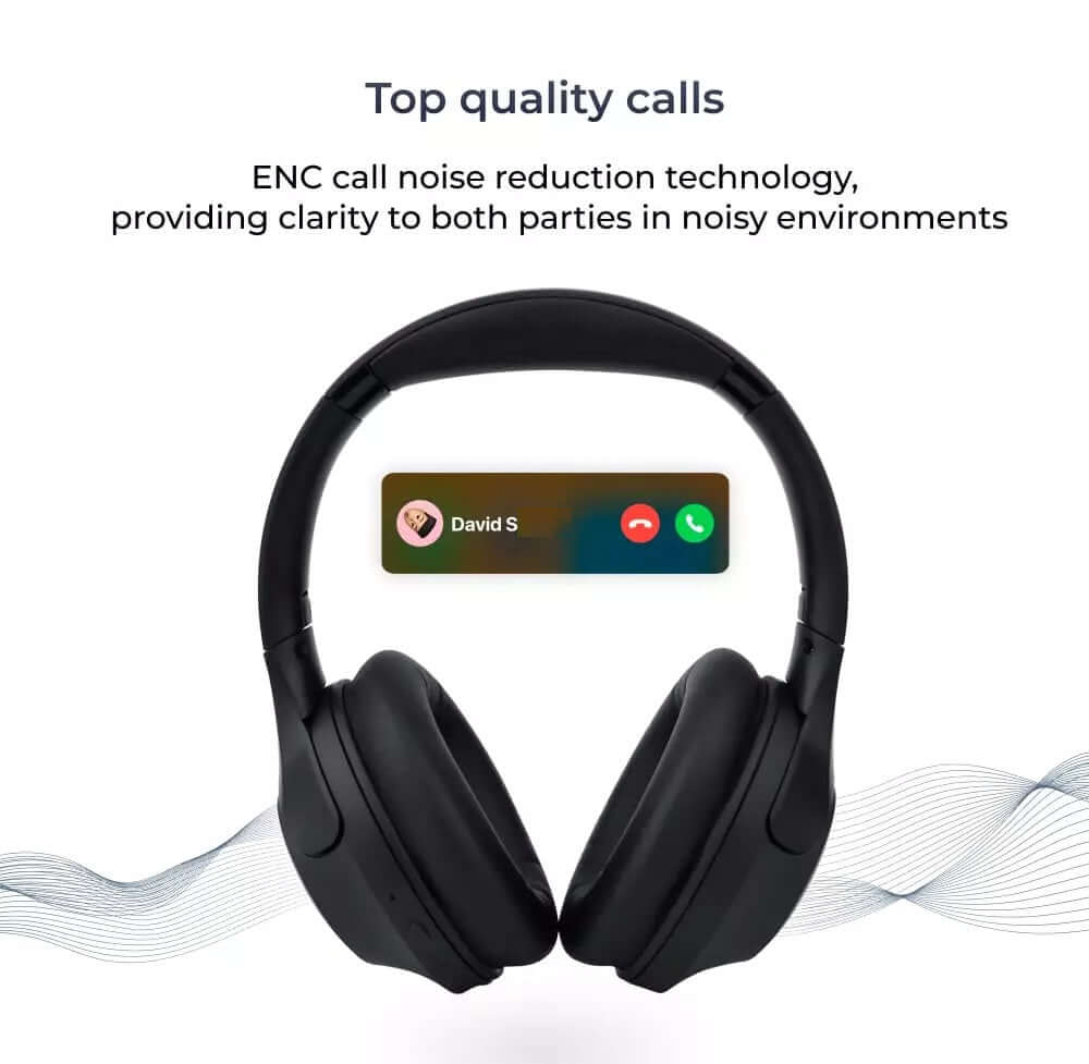 balln audio Lifestyle Pro Wireless Over Ear Hybrid ANC Headphone with Bluetooth Multipoint connectivity