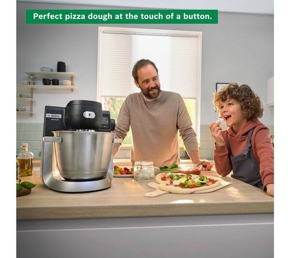 BOSCH SERIES 6 MUMS6ZM00G 1600W 5.5L STAND MIXER 7 SPEED BLACK & SILVER NEW
