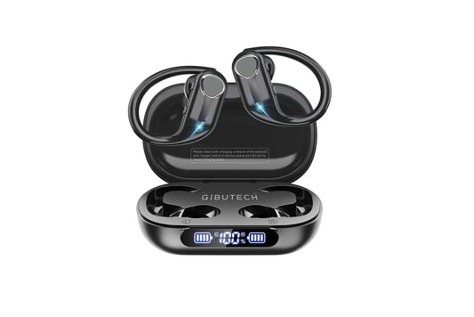 Gibutech AuraliX Sports Waterproof Wireless Earbuds with 1800mAh power bank case