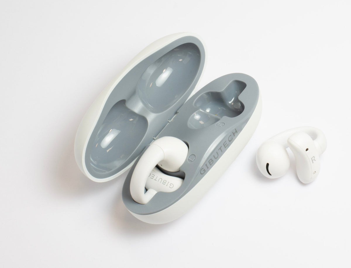 Gibutech Ultra Open Wireless Bone Conduction Earbuds with Dual ENC Mic