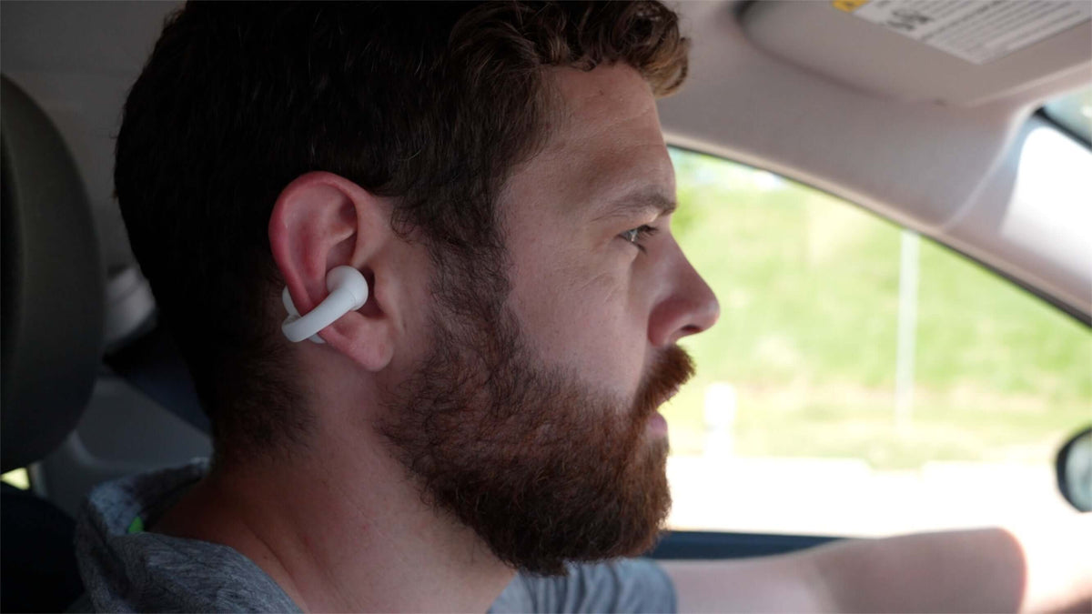 Gibutech Ultra Open Wireless Bone Conduction Earbuds with Dual ENC Mic