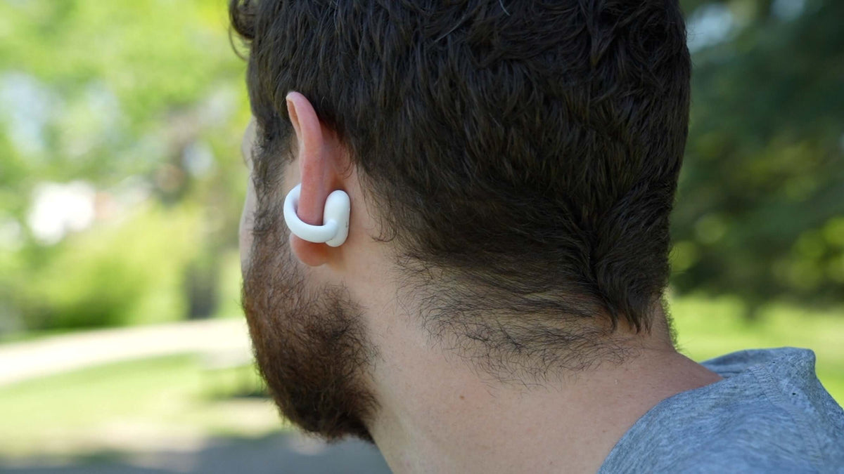 Gibutech Ultra Open Wireless Bone Conduction Earbuds with Dual ENC Mic