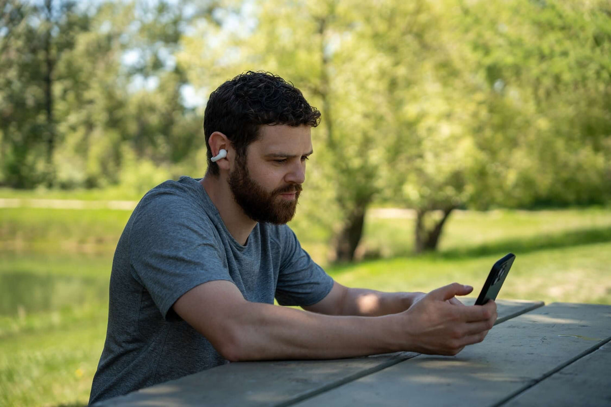 Gibutech Ultra Open Wireless Bone Conduction Earbuds with Dual ENC Mic