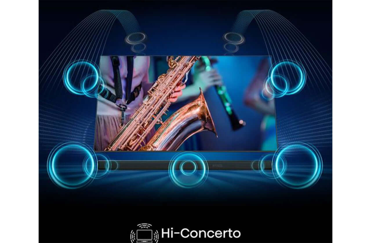 HISENSE AX3120Q 3.1.2 WIRELESS SOUNDBAR SUBWOOFER DOLBY ATMOS DTS Virtual:X NEW with visual sound demonstration.