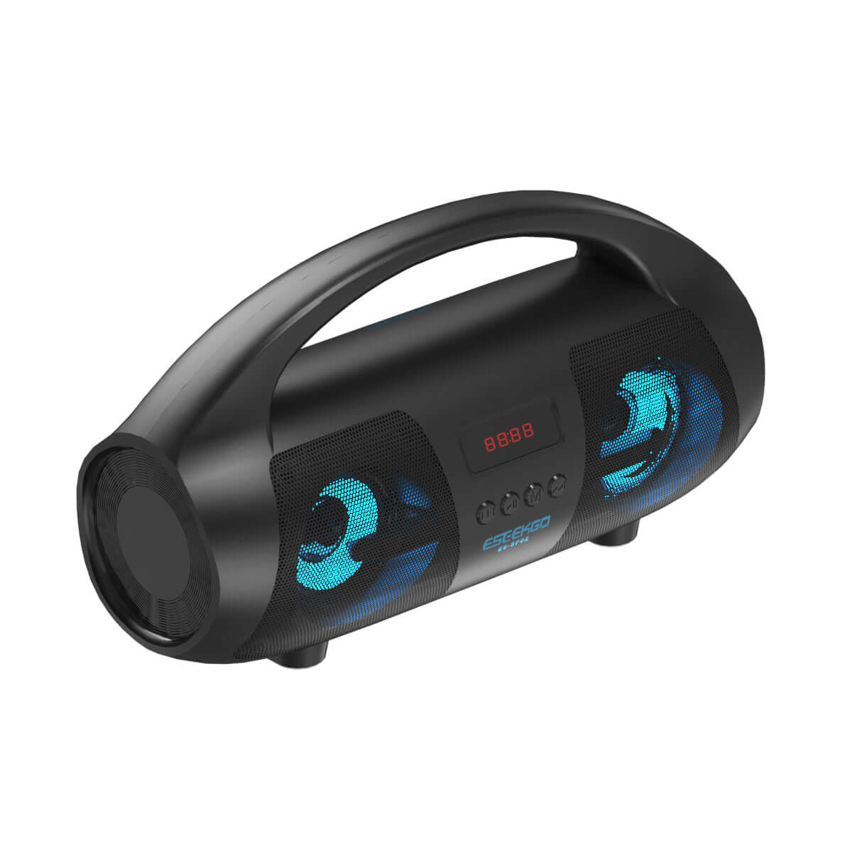 High-power Outdoor Wireless Speaker with audio amplifier board with FM radio and multi playback modes - microSD, Aux Input, USB flash drive
