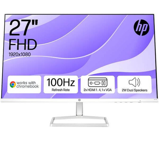 HP SERIES 5 527SA FULL HD 27" IPS LCD MONITOR 1080p 100Hz 5MS MONITOR HDMI VGA with sleek design