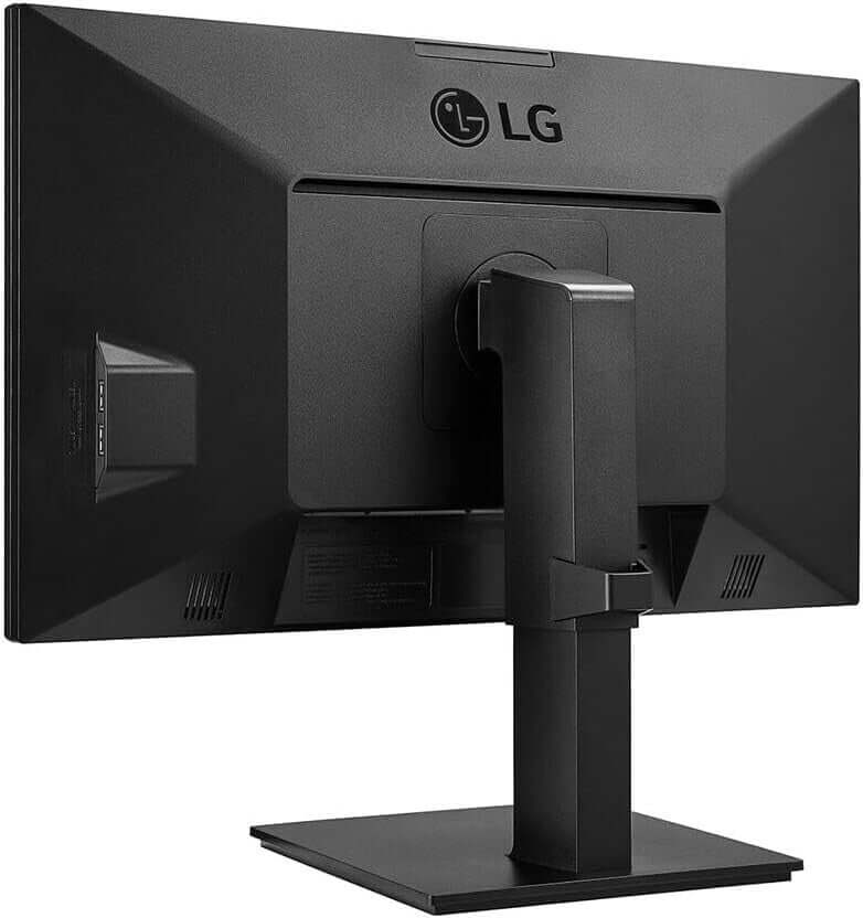 Back view of LG 24CQ650N-6N 24" THIN CLIENT MONITOR ALL-IN-ONE1080P PENTIUM N5105 4GB DDR4 showcasing build design.