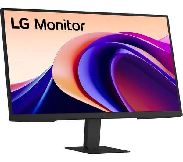 LG 27U631A-B 27" IPS LCD MONITOR QUAD HD 1440P 100HZ 5MS HDR10 HDMI USB TYPE-C showing vibrant display and sleek design.