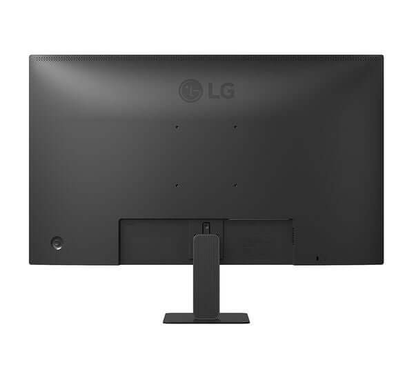 Back view of LG 27U631A-B 27" IPS LCD Monitor Quad HD 1440P 100HZ 5MS HDR10 HDMI USB Type-C in black.