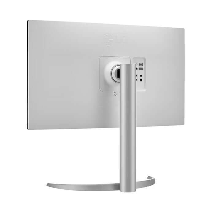 LG 27UP850K 27" 4K MONITOR ULTRA HD IPS 2160P 60HZ 1MS HDMI DISPLAYPORT USB-C back view with stand