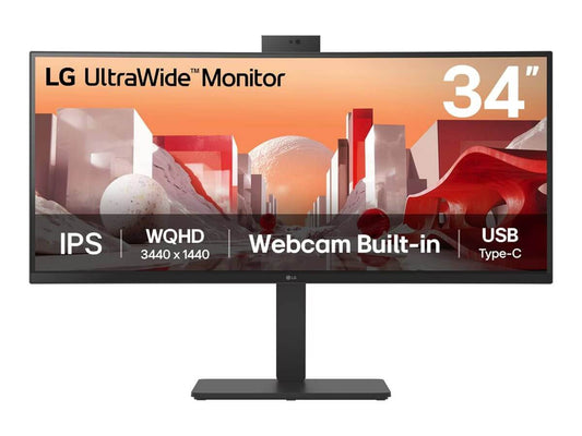 LG 34BA85QE-B 34" MONITOR ULTRAWIDE QUAD HD 1440P CURVED IPS HDMI DISPLAYPORT