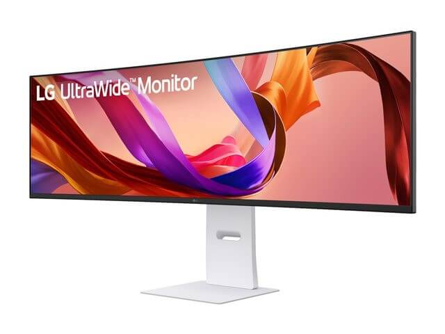 LG 49U950A-W ULTRAWIDE DUAL QUAD 1440P 49" CURVED NANO IPS 5MS LCD MONITOR HDMI