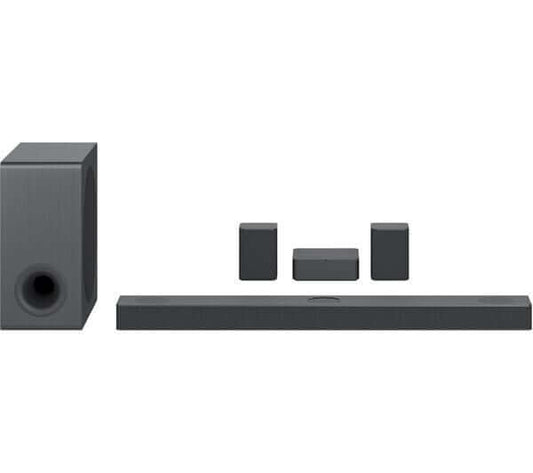 LG S80QR 5.1.3 Wireless Sound Bar and Subwoofer with Dolby Atmos technology.