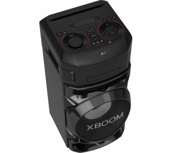 LG ON5 PARTY SPEAKER XBOOM WIRELESS BLUETOOTH MEGASOUND DAB+ HIFI STEREO CD USB in black design
