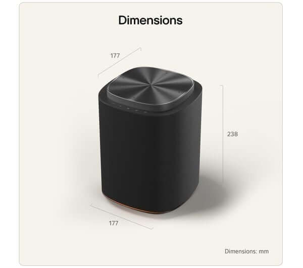 LG SOUND SUITE M7 100W WIRELESS SPEAKER SPATIAL SOUND DOLBY ATMOS FLEXCONNECT dimensions in mm