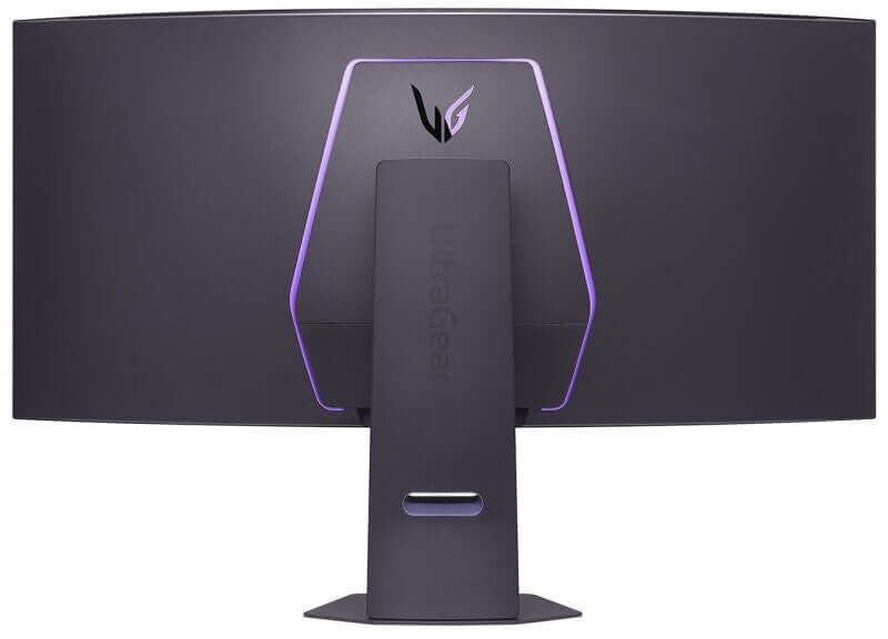 LG 45" OLED GAMING MONITOR GX9 ULTRAGEAR 5K2K DUAL 5K ULTRAWIDE CURVED 45GX950A back view