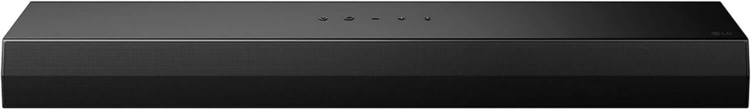 LG US20A SOUNDBAR 2.0 WIRELESS BLUETOOTH 5.3 COMPACT 50W RMS HDMI USB PORT BLACK top view