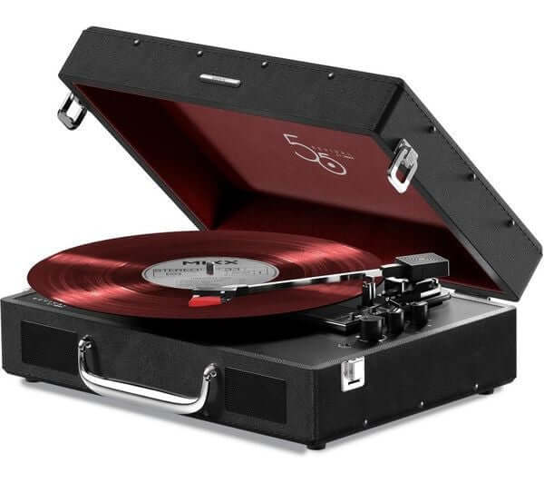 MIXX REVIVAL 55 MRRP-55-BK-460 BELT DRIVE VINYL TURNTABLE BLACK BUILT-IN SPEAKER
