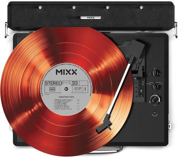 MIXX REVIVAL 55 MRRP-55-BK-460 BELT DRIVE VINYL TURNTABLE BLACK BUILT-IN SPEAKER