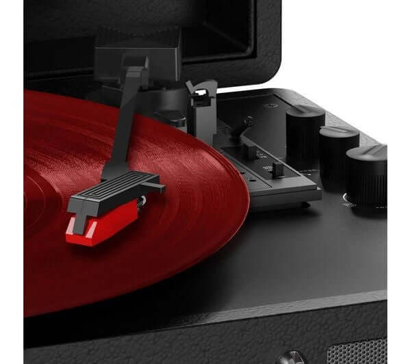 MIXX REVIVAL 55 MRRP-55-BK-460 BELT DRIVE VINYL TURNTABLE BLACK BUILT-IN SPEAKER