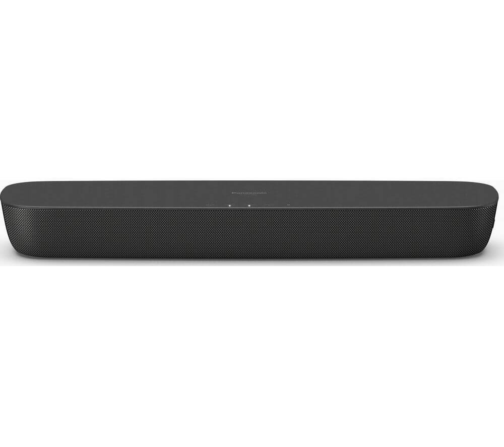 Panasonic SC-HTB208 80W compact wireless soundbar with stylish design and Bluetooth connectivity.