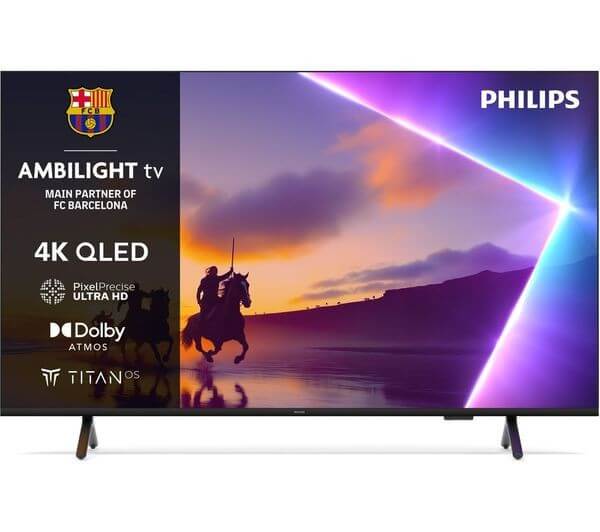 PHILIPS AMBILIGHT 43PUS8500/05 43" SMART 4K ULTRA HD HDR QLED TV 60Hz HDMI ATMOS