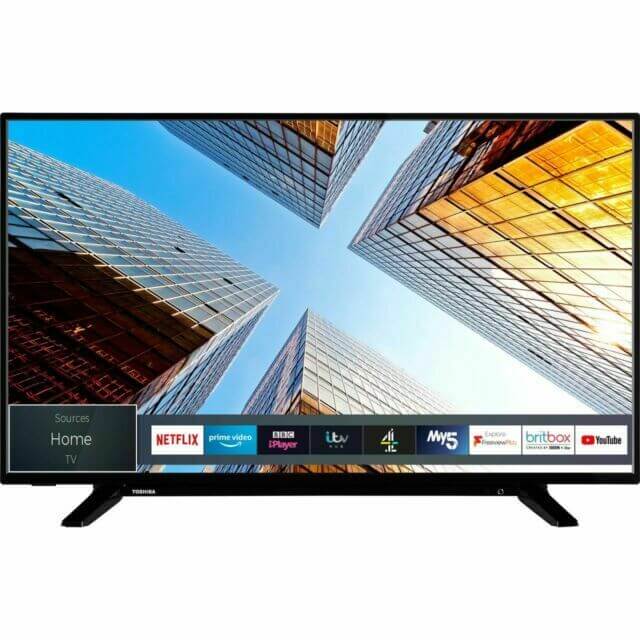 TOSHIBA 43" TV SMART LED 4K ULTRA HD HDR10 50 HZ FREEVIEW HD PLAY 43UL2063DB