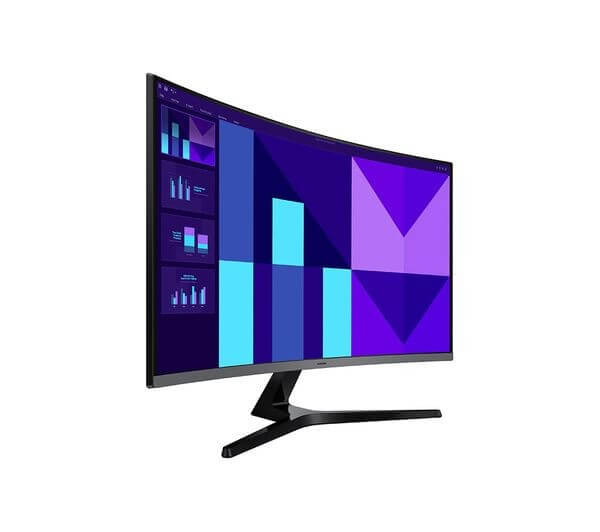 SAMSUNG LS32D396GAUXXU S39GD 32" CURVED VA LCD MONITOR 1080P 100Hz 4MS HDMI VGA showcasing its vibrant screen and sleek design.