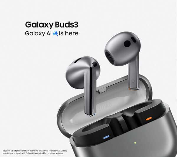 SAMSUNG GALAXY BUDS3 PRO WIRELESS NOISE CANCELLING EARPHONES SILVER SM-R630 NEW