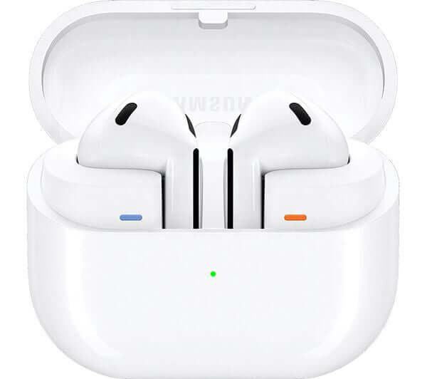 SAMSUNG GALAXY BUDS3 WIRELESS ACTIVE NOISE CANCELLING HEADPHONES WHITE SM-R530 in charging case