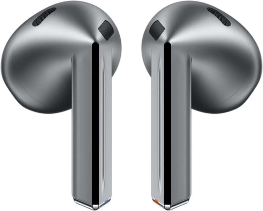 SAMSUNG GALAXY BUDS3 - Silver true wireless earphones with active noise cancelling and Bluetooth, model SM-R530.