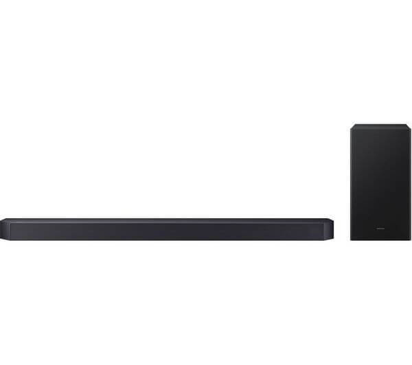 SAMSUNG HW-Q600F 3.1.2 WIRELESS 4K 380W SOUNDBAR SUBWOOFER DOLBY ATMOS DTS:X NEW with sleek design and wireless subwoofer.