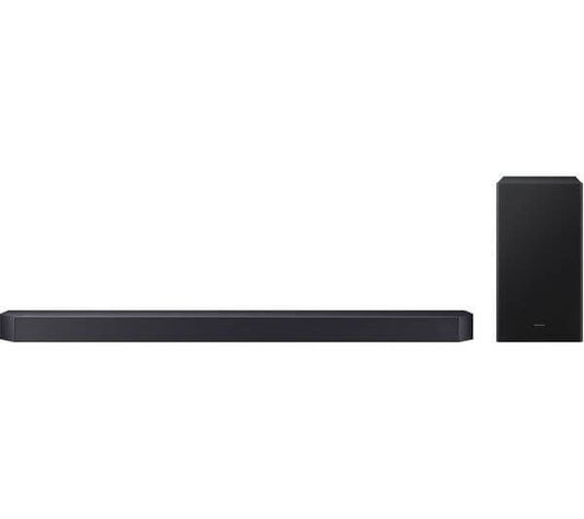 SAMSUNG HW-Q600F 3.1.2 WIRELESS 4K 380W SOUNDBAR SUBWOOFER DOLBY ATMOS DTS:X NEW with sleek design and wireless subwoofer.