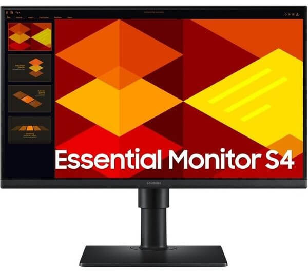 SAMSUNG LS27D406GAUXXU S4 27" IPS LCD MONITOR FULL HD 1080P 100Hz 5MS HDMI USB on display