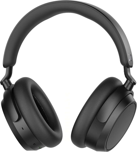 SENNHEISER ACCENTUM PLUS WIRELESS BLUETOOTH NOISE-CANCELLING HEADPHONES NEW - Black over-ear design with cushions