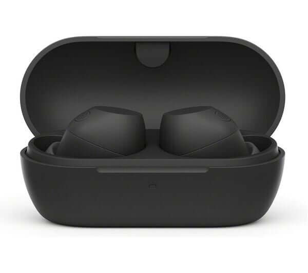 SONY WF-C710N HEADPHONES TRUE WIRELESS BLUETOOTH NOISE CANCELLING EARBUDS BLACK in charging case