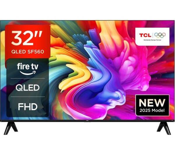 TCL SF560 32" QLED TV SMART FIRE TV FULL HD 1080P AMAZON ALEXA HDMI 32SF560-UK